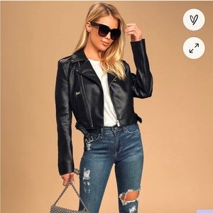 Leather Jacket from Lulus